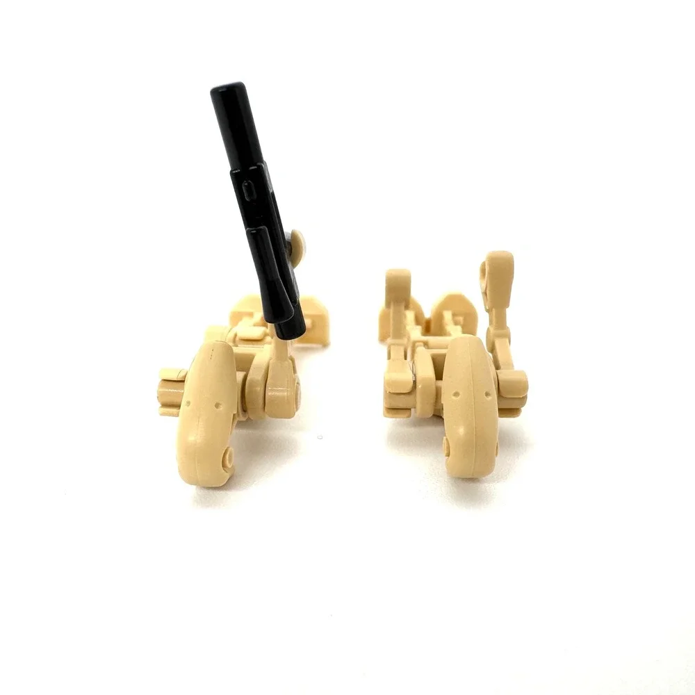 LEGO Star Wars Battle Droid B1 Minifigure Tan Lot of 2 Clone Wars Parts